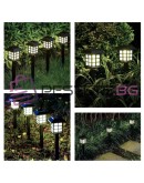 LED соларни градински лампи комплект от 6 къщички